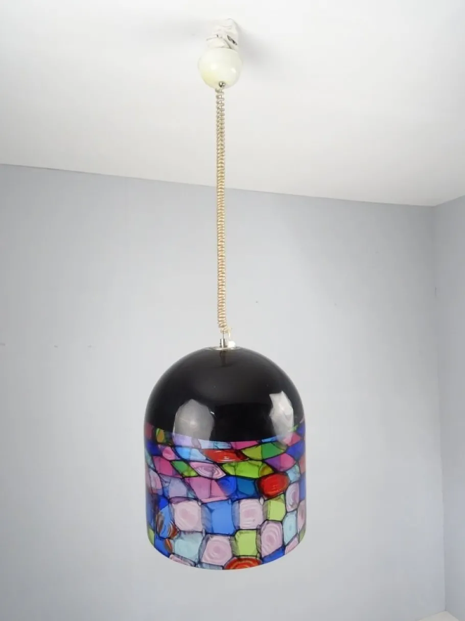 Hot Pamono Murano Glass Lamp by Noti Massari for Leucos