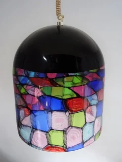 Hot Pamono Murano Glass Lamp by Noti Massari for Leucos