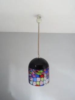 Hot Pamono Murano Glass Lamp by Noti Massari for Leucos