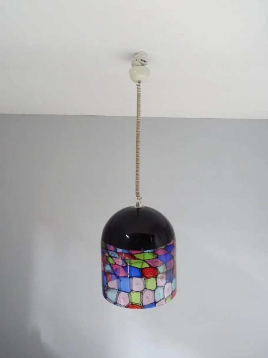 Hot Pamono Murano Glass Lamp by Noti Massari for Leucos