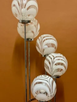 Hot Pamono Murano Glass Lamp by Toni Zucherri for Venini, 1970s