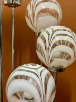 Hot Pamono Murano Glass Lamp by Toni Zucherri for Venini, 1970s