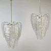 Clearance Pamono Murano Glass Lamps, 1970s, Set of 2