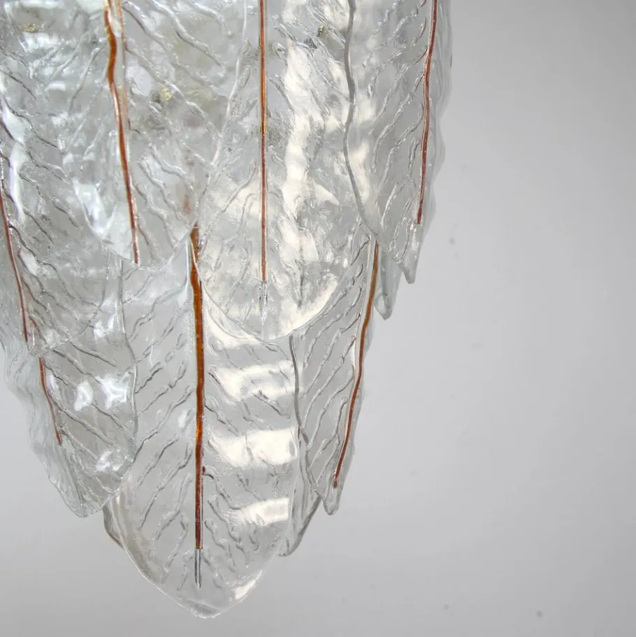 Clearance Pamono Murano Glass Lamps, 1970s, Set of 2