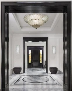 Discount Pamono Murano Glass Leaf Chandelier, 1990s