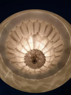 Discount Pamono Murano Glass Leaf Chandelier, 1990s