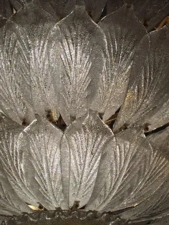 Discount Pamono Murano Glass Leaf Chandelier, 1990s