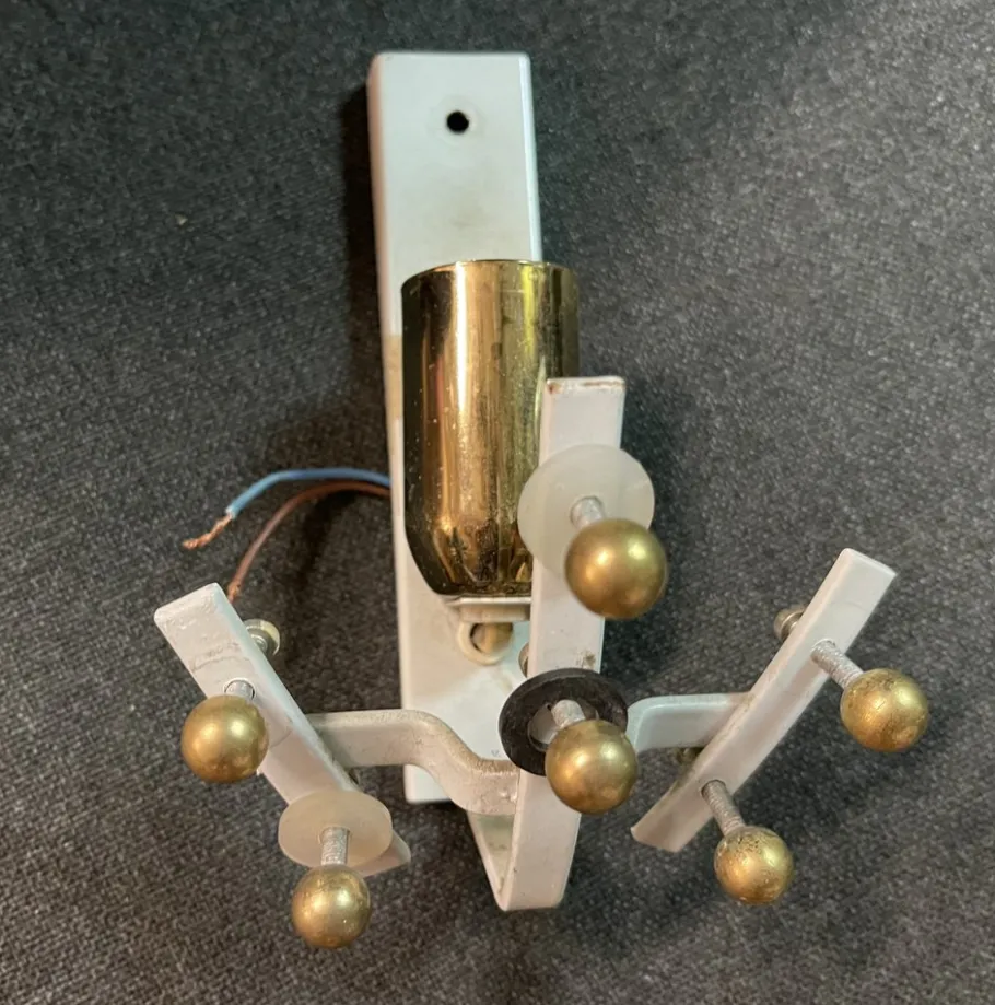 Clearance Pamono Murano Glass Leaf Sconces, Set of 2