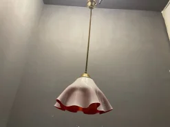 New Pamono Murano Glass Light Pendant Handkerchief by Venini, 1970s