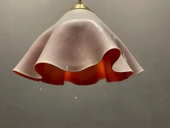 New Pamono Murano Glass Light Pendant Handkerchief by Venini, 1970s