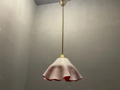 New Pamono Murano Glass Light Pendant Handkerchief by Venini, 1970s