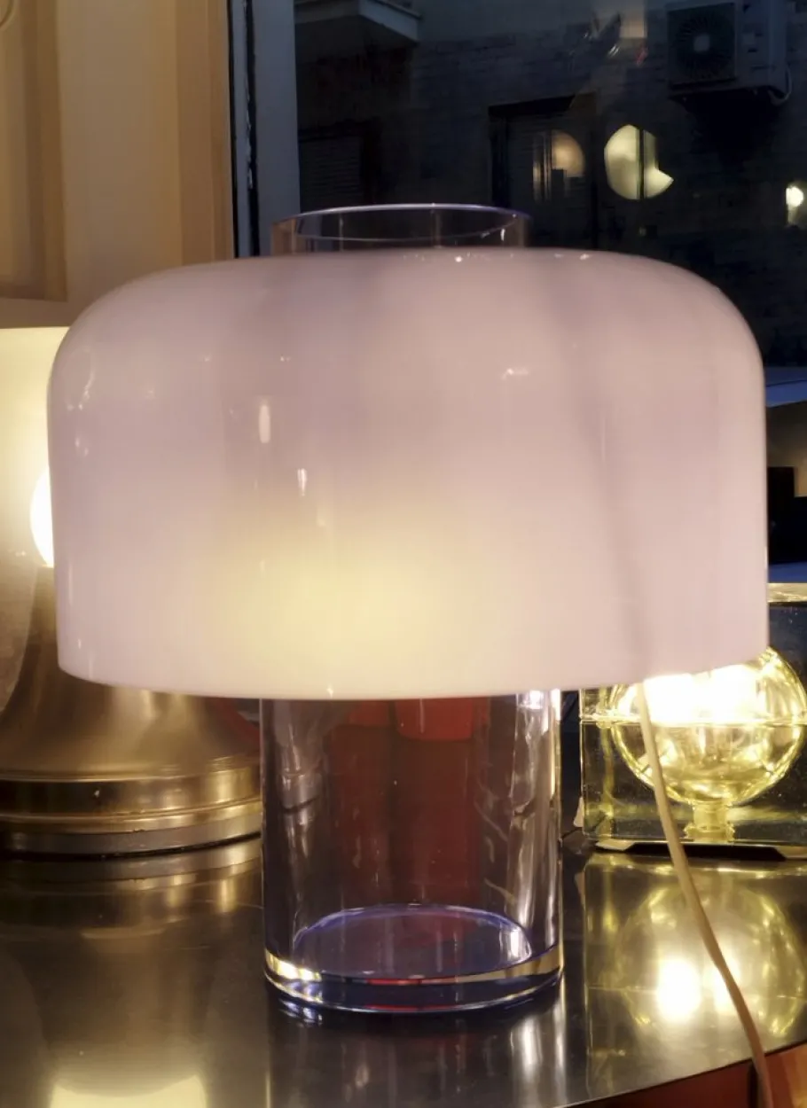 New Pamono Murano Glass LT226 Table Lamp Vase by Carlo Nason for Mazzega, 1990s