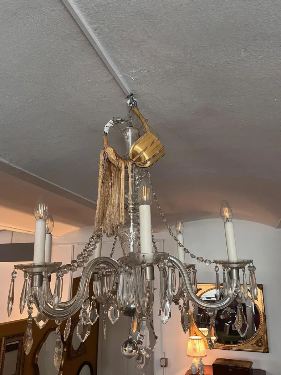 Sale Pamono Murano Glass Luster, 1950s