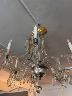 Sale Pamono Murano Glass Luster, 1950s