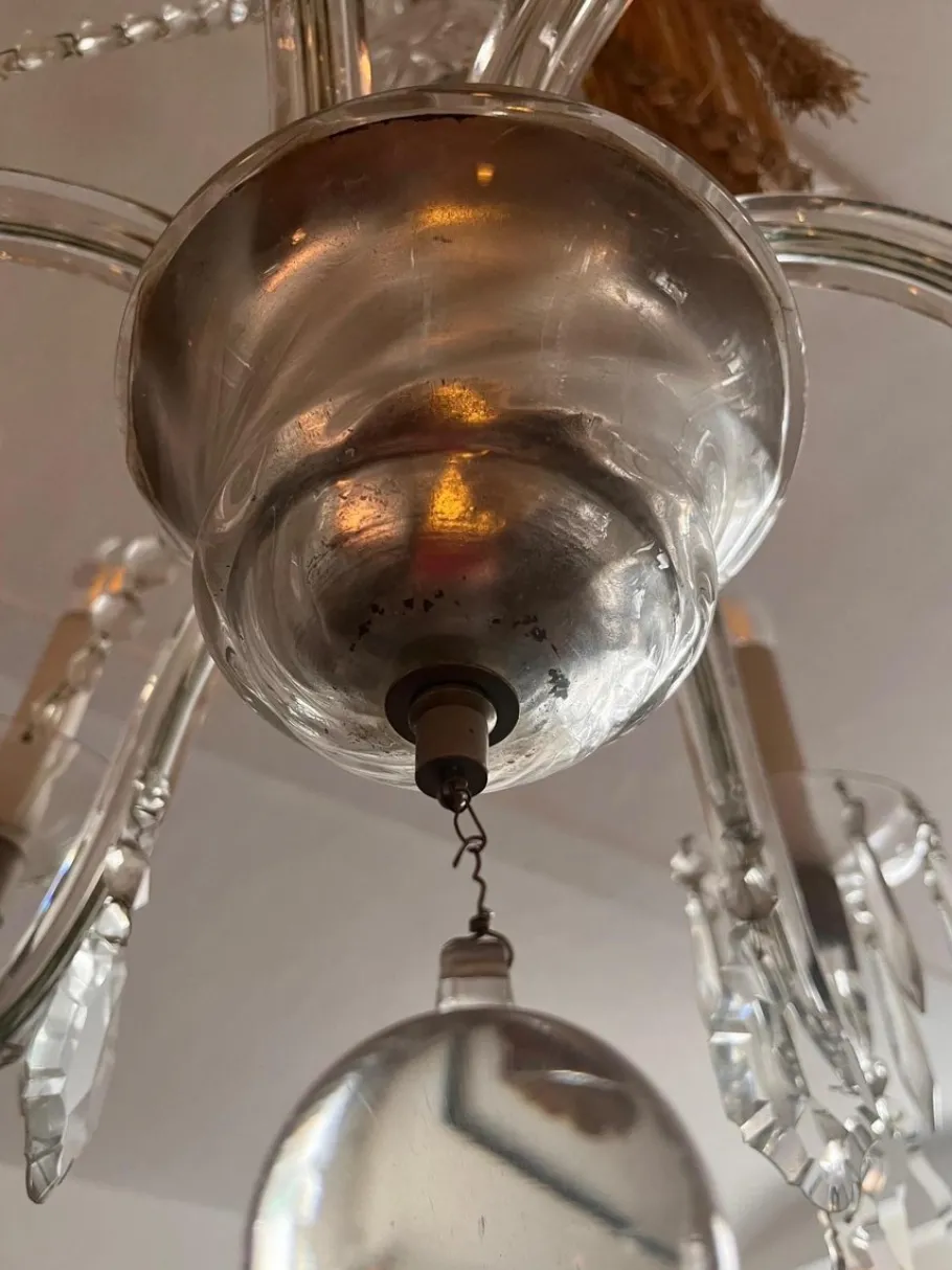 Sale Pamono Murano Glass Luster, 1950s