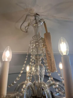 Sale Pamono Murano Glass Luster, 1950s