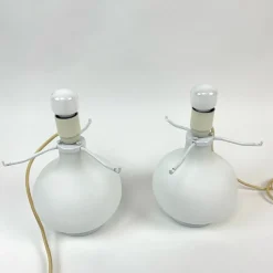 Clearance Pamono Murano Glass Mushroom Table Lamp, 1980s