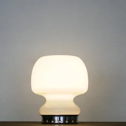 Pamono Murano Glass Mushroom Table Lamp, Italy, 1970s