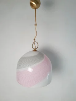 Clearance Pamono Murano Glass Pendant Lamp by La Murrina, Italy, 1970s