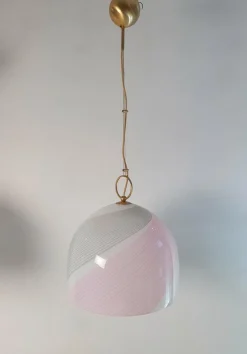 Clearance Pamono Murano Glass Pendant Lamp by La Murrina, Italy, 1970s