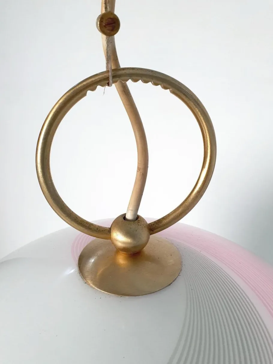 Clearance Pamono Murano Glass Pendant Lamp by La Murrina, Italy, 1970s