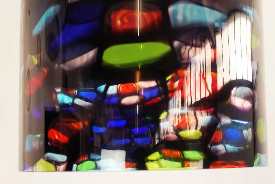 Sale Pamono Murano Glass Pendant Lamp by Noti Massari for Leucos, 1970s