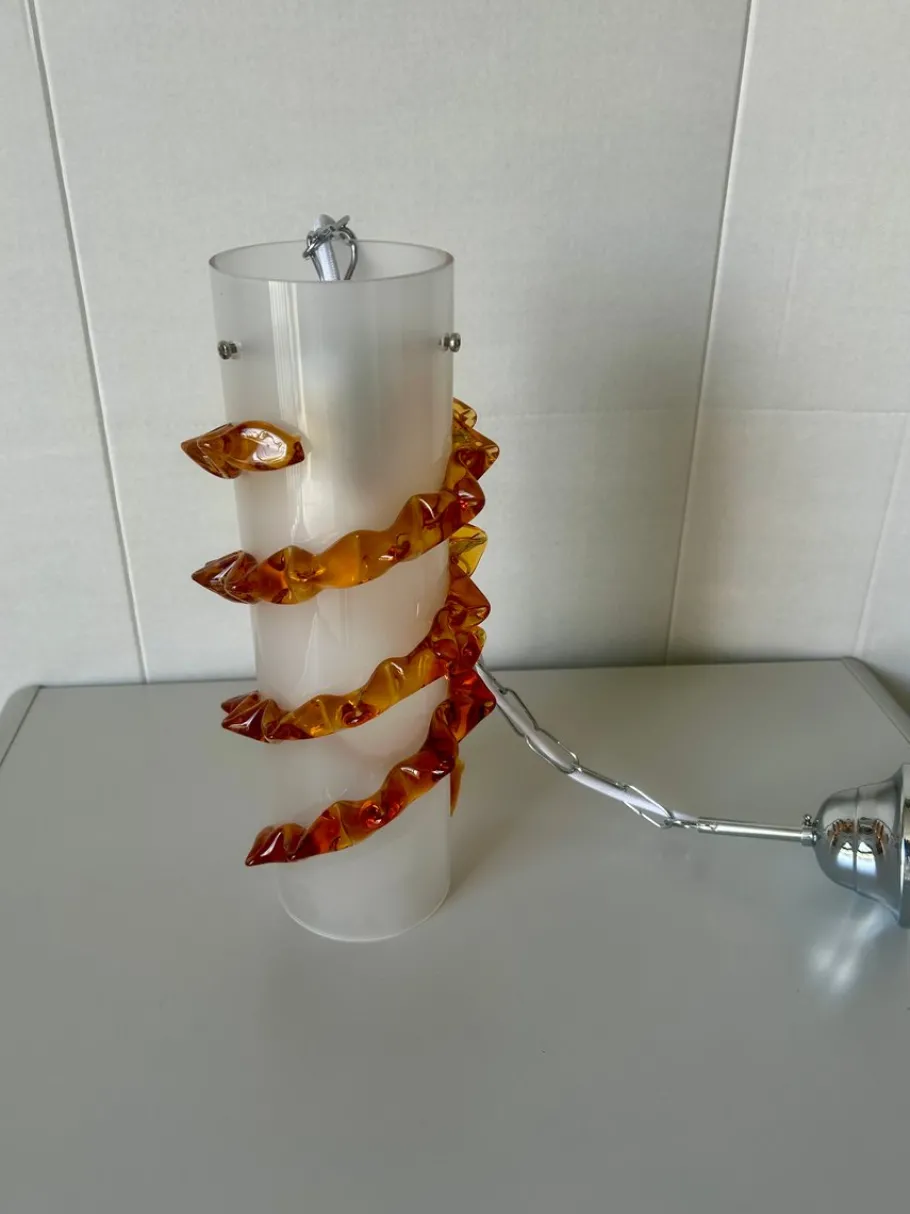 Clearance Pamono Murano Glass Pendant Lamp, 1997