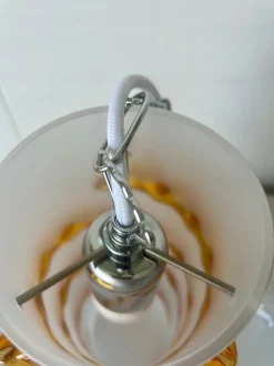 Clearance Pamono Murano Glass Pendant Lamp, 1997