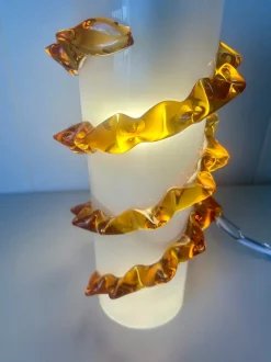 Clearance Pamono Murano Glass Pendant Lamp, 1997