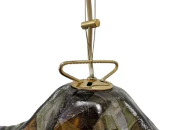 Clearance Pamono Murano Glass Pendant Lamp, 1980s