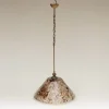 Clearance Pamono Murano Glass Pendant Lamp, 1980s