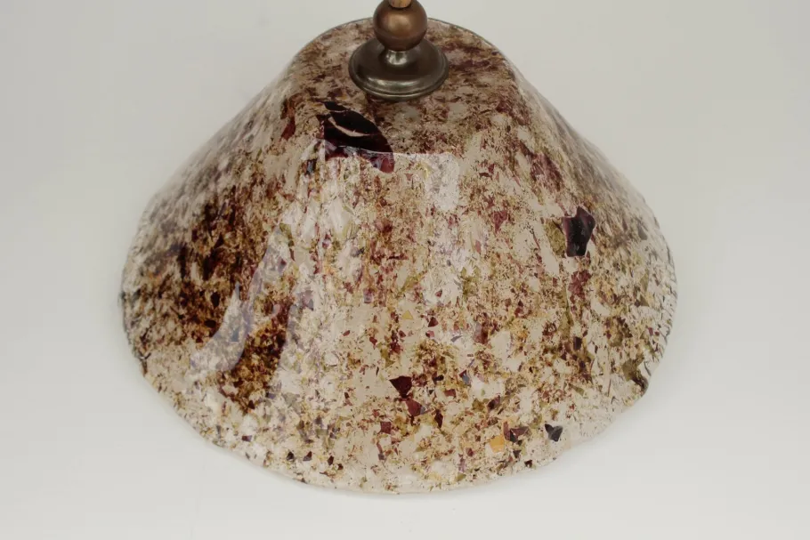 Clearance Pamono Murano Glass Pendant Lamp, 1980s