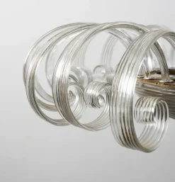Best Pamono Murano Glass Pendant Lamp from Barovier & Toso, 1950s