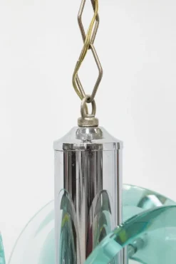 Best Pamono Murano Glass Pendant Lamp, 1960s