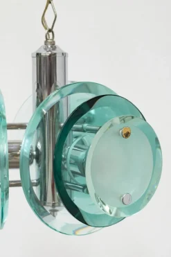 Best Pamono Murano Glass Pendant Lamp, 1960s