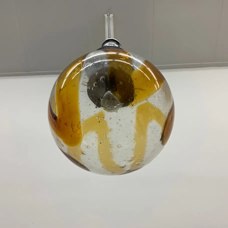Discount Pamono Murano Glass Pendant Lamp from Mazzega, 1970s