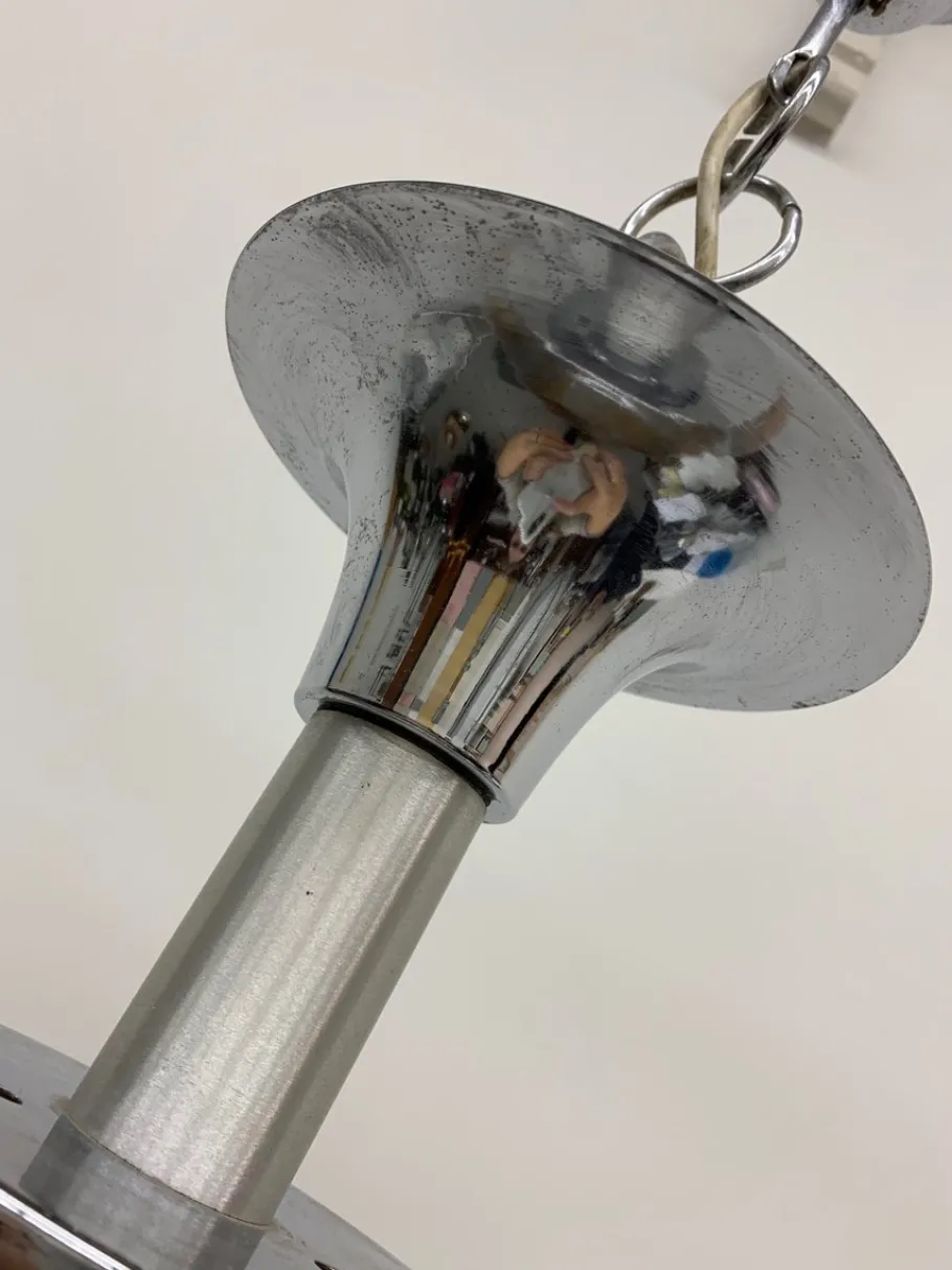 Discount Pamono Murano Glass Pendant Lamp from Mazzega, 1970s