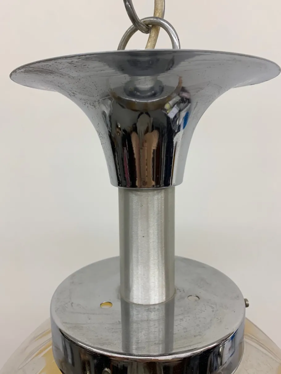 Discount Pamono Murano Glass Pendant Lamp from Mazzega, 1970s