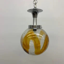 Discount Pamono Murano Glass Pendant Lamp from Mazzega, 1970s