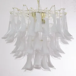 Hot Pamono Murano Glass Petal Chandelier, Italy, 1990s