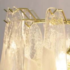 Hot Pamono Murano Glass Petal Chandelier, Italy, 1990s