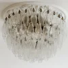 Hot Pamono Murano Glass Plafond Flush Mount in the style of Carlo Scarpa