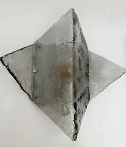 Clearance Pamono Murano Glass Sconces by Carlo Nason for Mazzega, 1970s, Set of 2