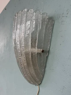 Best Pamono Murano Glass Sconces in Grit, Italy, 1970s, Set of 2