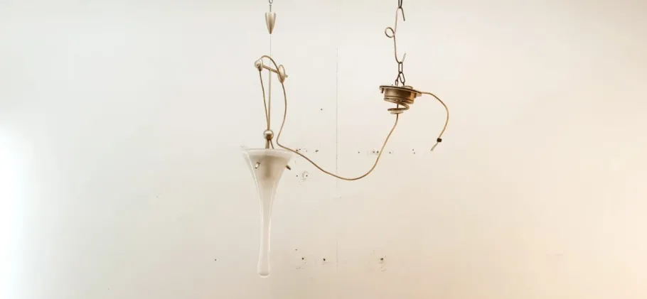 Discount Pamono Murano Glass Suspension Light