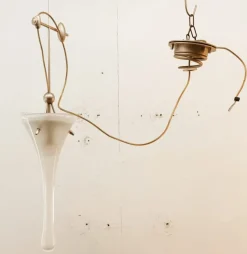 Discount Pamono Murano Glass Suspension Light