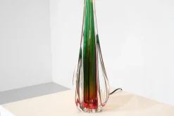 Sale Pamono Murano Glass Table Lamp by Flavio Poli for Seguso, Italy, 1960s