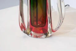 Sale Pamono Murano Glass Table Lamp by Flavio Poli for Seguso, Italy, 1960s