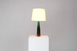 Sale Pamono Murano Glass Table Lamp by Flavio Poli for Seguso, Italy, 1960s