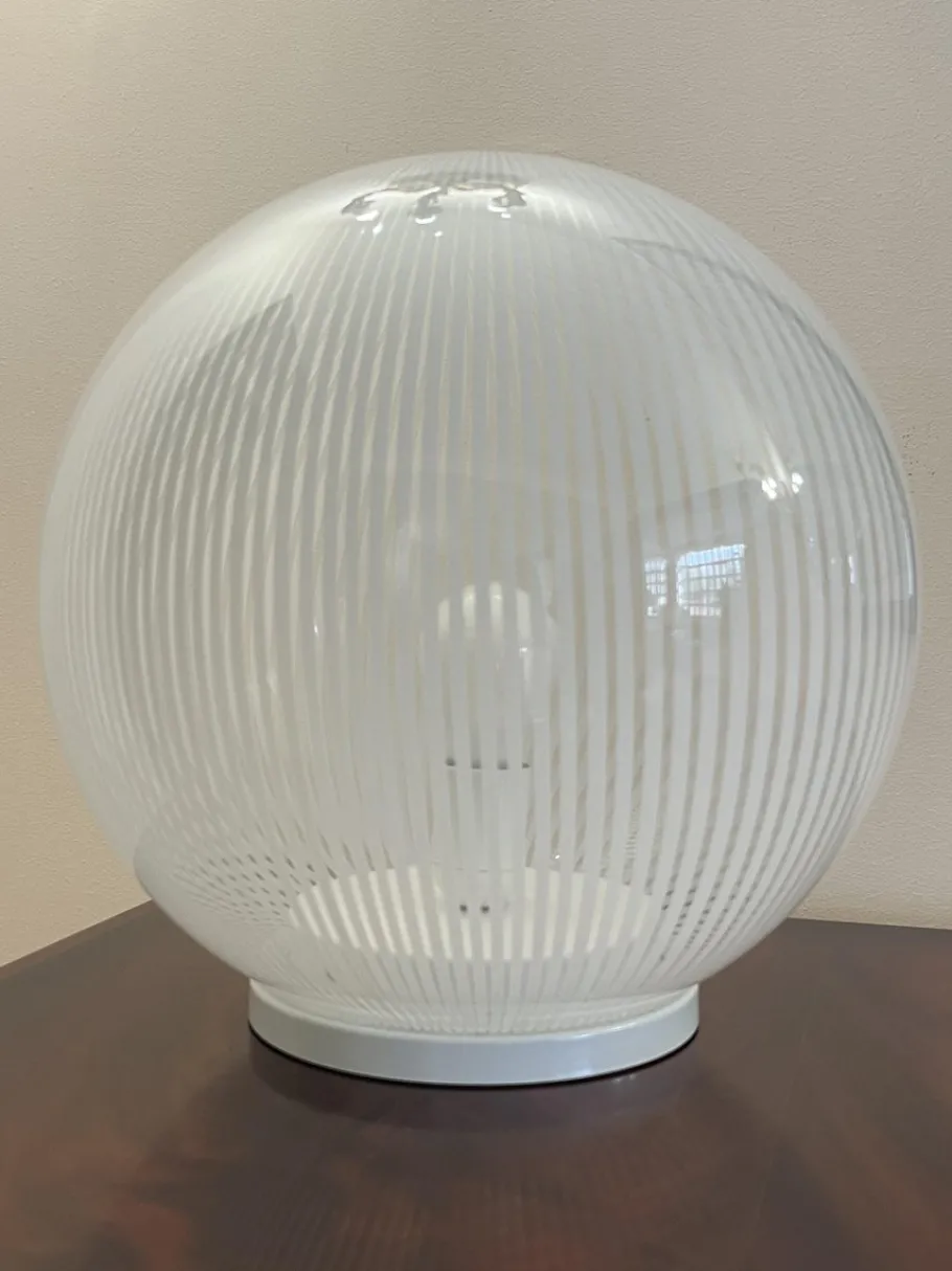 Discount Pamono Murano Glass Table Lamp in the style of Venini, 1970s